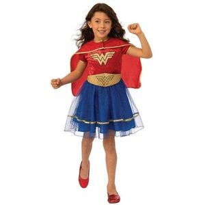 BRAND NEW girl youth wonder woman superhero halloween costume size S 4-6